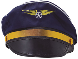 Czapka PILOTA Pilotka Kapitan Samolotu Lotnisko