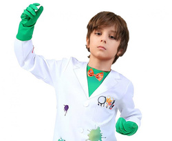 Kostium Strój Szalony Naukowiec Laborant 110/120cm