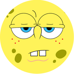 Opłatek tortowy 20 cm, SpongeBob 1 szt.