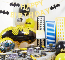 Girlanda Baner Happy Birthday BATMAN Urodziny 180