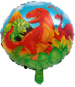 Balon foliowy Dinozaur, 18cali, 1szt.