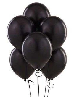 Balony Strong 23cm, Pastel Black, 100 szt.