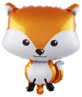 Balon Foliowy LIS Lisek Zwierzęta Las 49x65cm