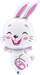 Balon Foliowy ZAJĄCZEK Króliczek Wielkanocny 43x77