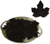 JESIENNE Czarne LIŚCIE Halloween 10cm 24szt.