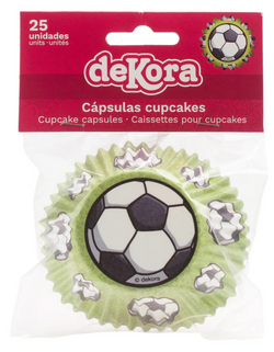 Papilotki Foremki do Muffinek PIŁKA NOŻNA 25szt.