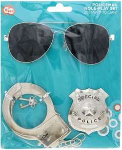 Zestaw Akcesoria POLICJANTA Policja Karnawał 3el.