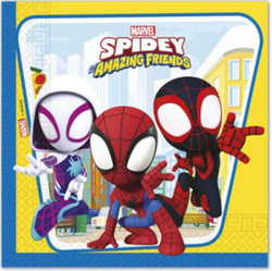 Serwetki Spiderman SPIDEY Urodziny 33x33cm 20szt.