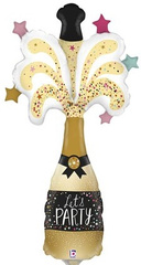 Balon Foliowy Butelka Szampan Let's Party 35cm