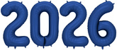 Zestaw Balonów 2026, Granatowe, 86cm
