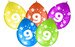 Balony odwrotny nadruk cyfra 9 DZIEWIĘĆ, 5 szt