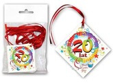 Zawieszka na 20 urodziny, 20 szt.