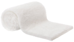 FUTRO PLUSZOWE Dekoracyjne Ozdobne BIAŁE 15cm x 1m