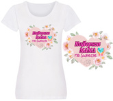 Koszulka damska Biała NAJLEPSZA MAMA NA ŚWIECIE, M