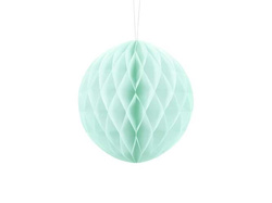 Kula Bibułowa, jasna mięta, 20 cm, 1 szt.