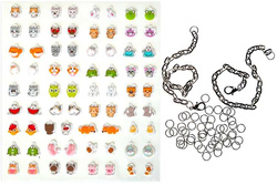 Bransoletki z Zawieszkami DIY Łańcuszek Zwierzęta