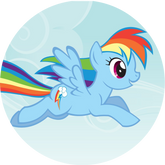 Opłatek tortowy 14 cm, 1 szt. My Little Pony