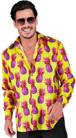 Koszula z Długim Rękawem ANANASY Aloha UV S/M