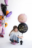 Balon foliowy Hocus Pocus, 45 cm, różowy