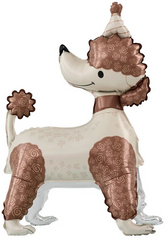 Balon foliowy stojący Pies Pudelek 58x84cm