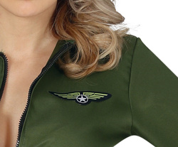 Strój Kostium Top Gun PILOTKA Myśliwca, 44-46 XL