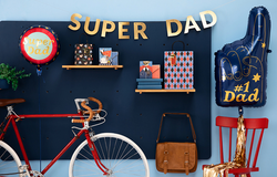 Kartka z Pinem Kotylion SUPER DAD Dzień Ojca 11x15