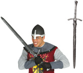 MIECZ RYCERSKI Dwuręczny Broń Wojownik 98cm