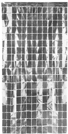Kurtyna Panelowa SREBRNA Tło Ścianka 100x200cm