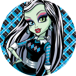 Opłatek tortowy 29 cm, 1 szt. Monster High