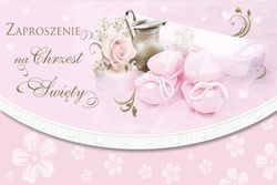 Zaproszenie na chrzest, 1 szt.