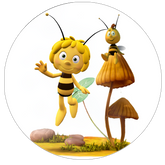 Opłatek tortowy 14 cm, Pszczółka Maja 1 szt.