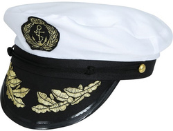 Czapka Admirała Kapitan Statku Marynarka Wojenna