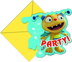 Zaproszenia „Henio Tulistworek” 6szt