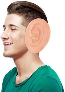 Gumowe Sztuczne Wielkie UCHO PREZESA Fotobudka Bal