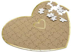 Księga gości puzzle - Serce, 45x35,5cm