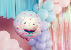 Balon Foliowy KOCI DOMEK GABI ŁAKOTEK Urodziny 45c