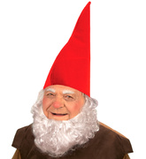 Czapka CZERWONA Smerf Skrzat Krasnal Gnom Elf