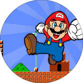 Opłatek tortowy 29 cm, Super Mario 1 szt.