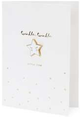 Kartka z pinem Gwiazdka, 10.5x14.8cm