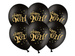 Balony 30cm, Happy 2021!, Pastel Black
