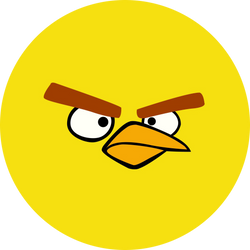 Opłatek tortowy 14 cm, Angry Birds 1 szt.