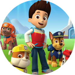 Opłatek tortowy 29 cm, Psi Patrol 1 szt.