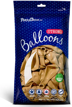 Balony St. 23cm (10") Metallic Gold 100szt.