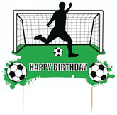 Topper Piłka Nożna DUŻY Happy Birthday 1szt.