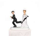 Figurka na tort Para Młoda, 13 cm, 1 szt.