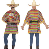 Strój Kostium TEQUILA MAN Meksykanin Ponczo, L