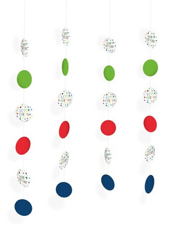 Dekoracja wisząca Confetti Birthday 130 cm 1 szt.