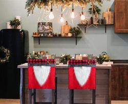 Świąteczny Pokrowiec na Krzesło SKRZAT 45x65 cm