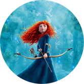 Opłatek tortowy 29 cm, Merida Waleczna 1 szt.