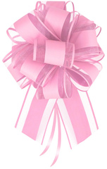 Kokarda Ściągana Prezentowa P.RÓŻOWA Urodziny 20cm